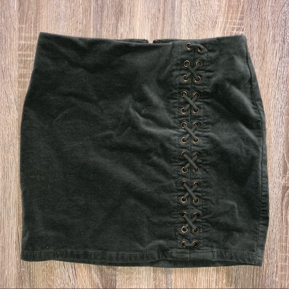 Forever 21 Olive Green Skirt